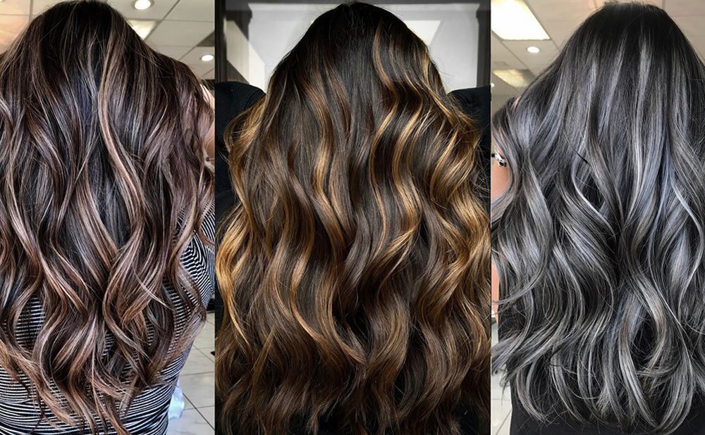 Cabello de mechas morenas