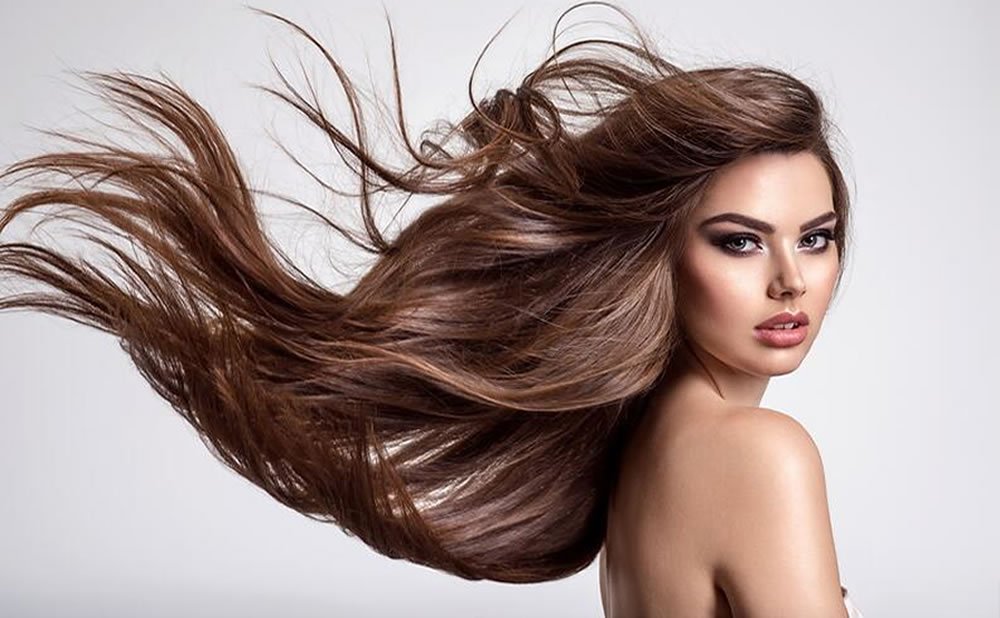 cabello suave y con textura