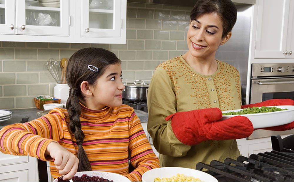 Niños grandes habilidades de cocina