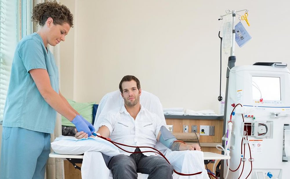 Filtracion de sangre intoxicacion alcoholica