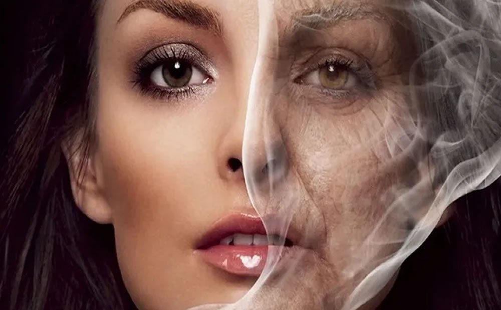 Cómo fumar puede dañar su piel
